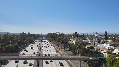 LA Traffic Drone Footage